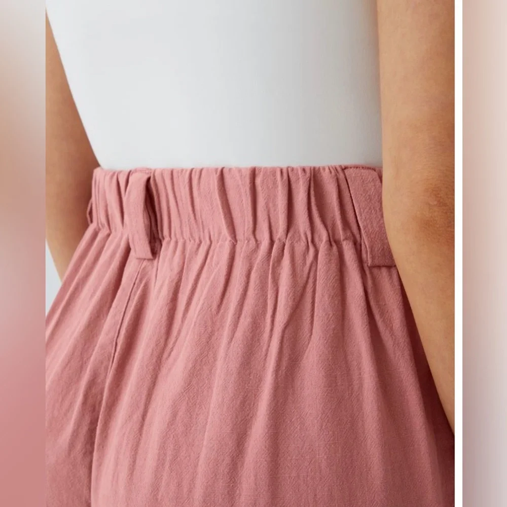 Halara High Waisted Pocket Wide Leg Flowy Solid Palazzo NWT Size L - Picture 5 of 12